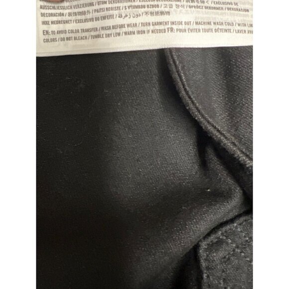 NEW! Hollister Super Skinny High Rise Black Distressed Jeans Women's Size 6 Long - Picture 11 of 11